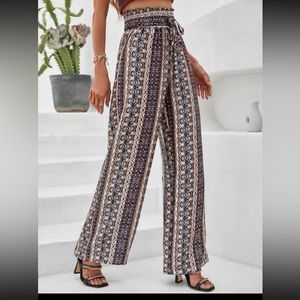 flowy colorful pants - NEVER WORN!